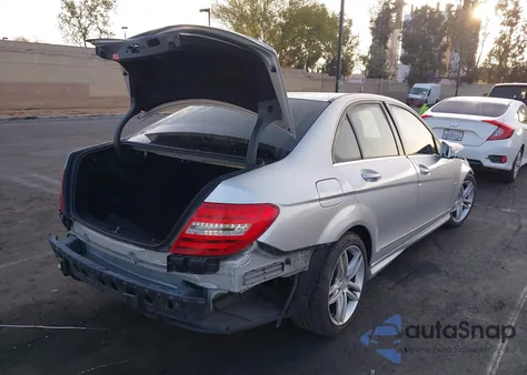 2012 Mercedes-Benz C 250 Luxury/Sport from USA, damaged, VIN WDDGF4HB1CA622654